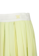 Women's Aurora Pleats Skirt - Lime
