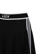 Women's Set UP Athleisure Knit Skirt - Black