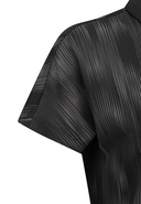 Women's Mosaic Back Zip T-Shirt - Black