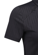 Women's Solid Back Zip T-Shirt - Black