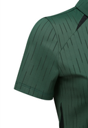 Women's Solid Back Zip T-Shirt - Dark Green