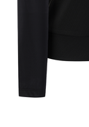 Women's Mock Neck Cooling Sleeve T-Shirt - Black