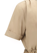 Women's Layered Anorak T-Shirt - Beige
