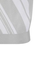 Men's Line Point Round Sweater - Light Grey