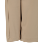 Men's Half Zip T - Shirt - Beige