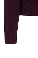 Women's SP Cashmere Round Sweater - Wine