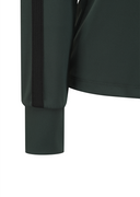 Women's Line Point Mock Neck T-Shirt - Dark Green
