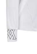 Women's Sold Back Zip Long T-Shirt - White