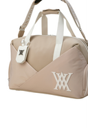 Unisex Women Boston Bag - Beige