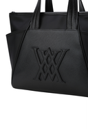 Unisex Two Tone Tote Bag - Black