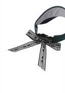 Women's Essential Ribbon Visor - Dark Green