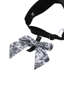 Women's Paisley Block Visor - Black