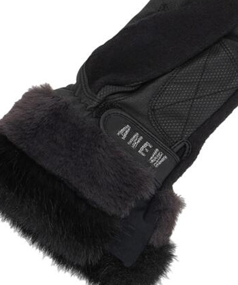 ANEW GOLF Women's  Furry Gloves - Black
