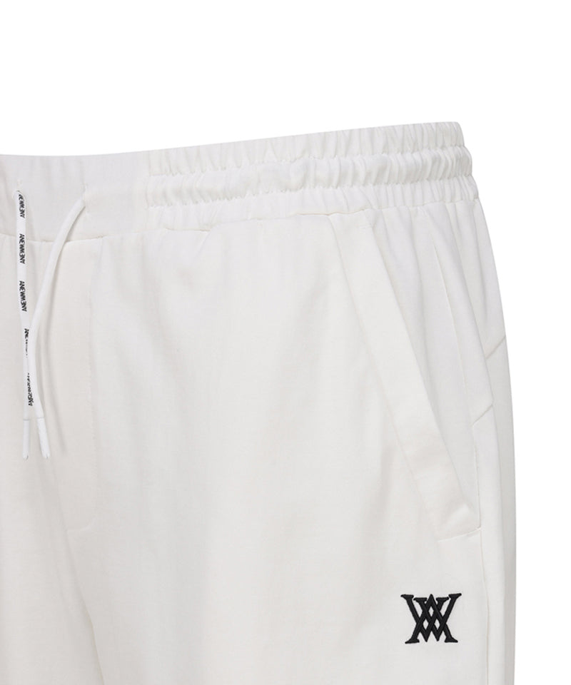 Unisex Banding Half Pants - Ivory