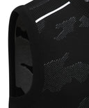 Men's SP Camo Pattern Knit Vest - Black