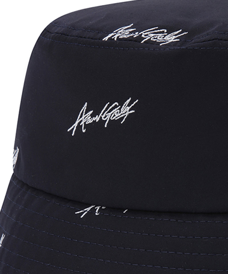 Unisex Embroidery Pattern Hat - Navy