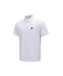 [Signature] Men's Crack Fabric Short T-Shirt - White