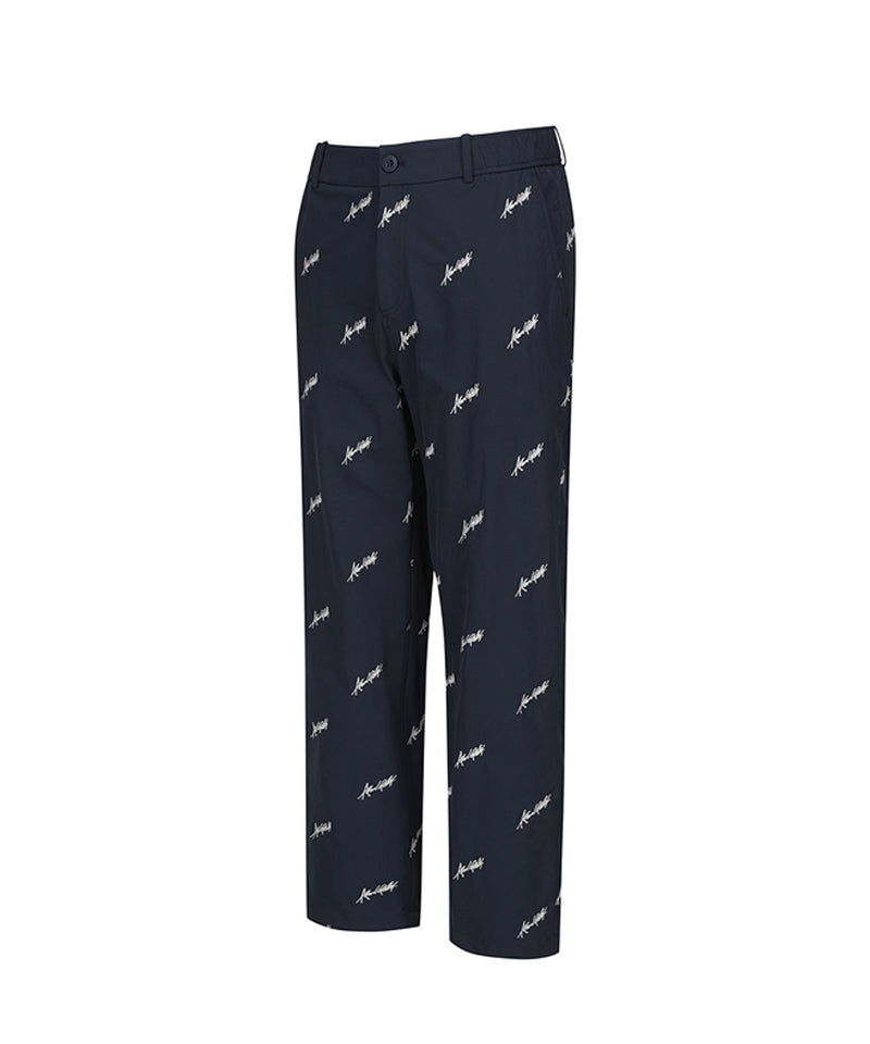 Men's Logo Embroidery Chino L/PT - Navy