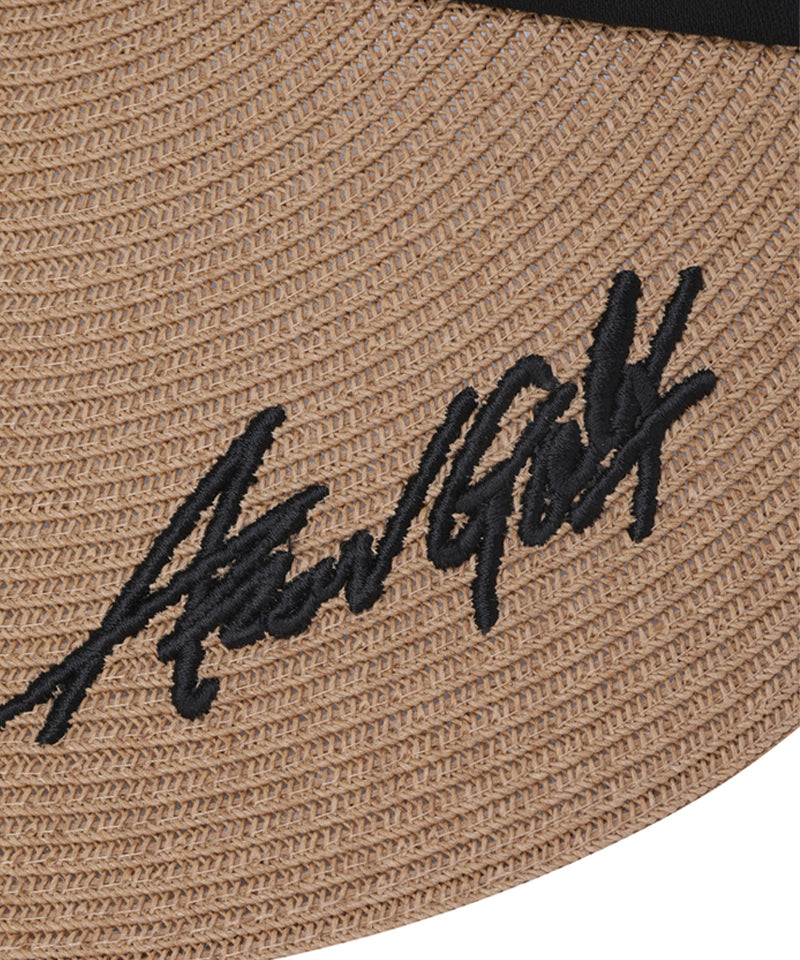 ANEW Golf Women's Raffia High Crown Visor - Beige