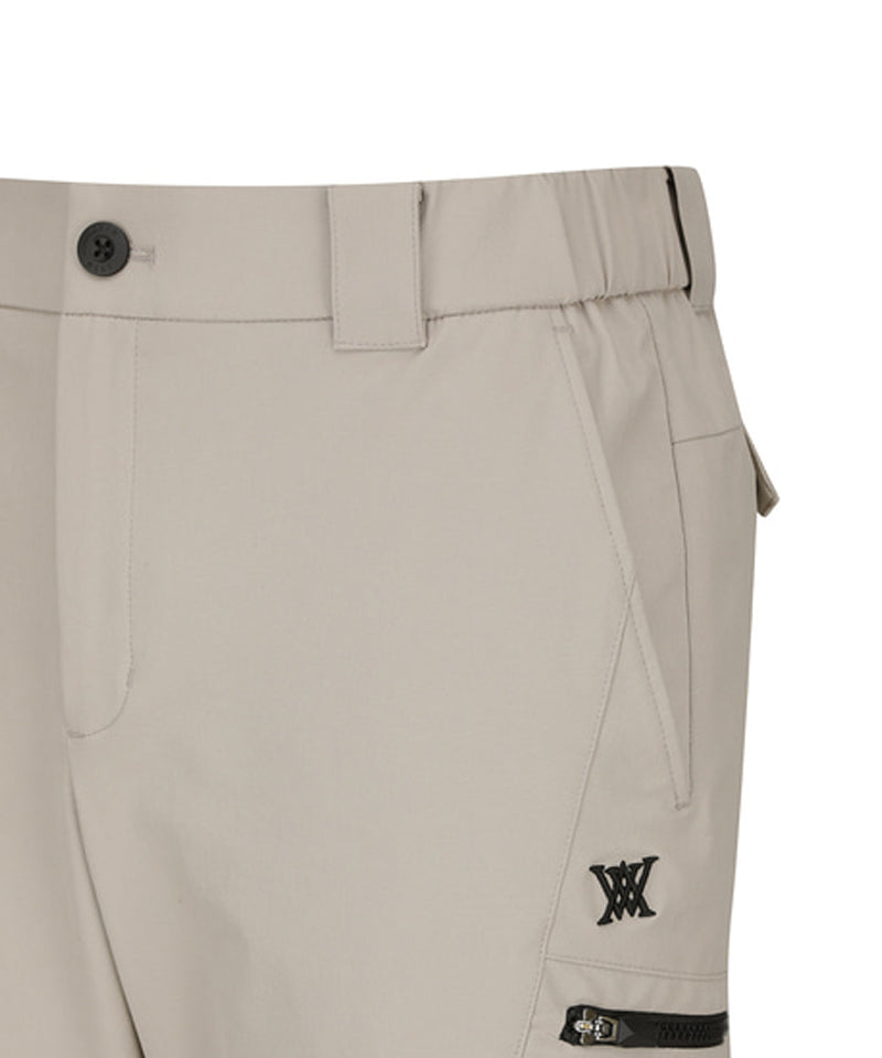 Men's Cargo Jogger Pants - Light Beige