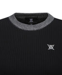 Women's Handle Chain Embroidery Pullover - Black