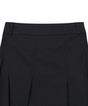 Women's Cargo Pocket Point Skirt - Black