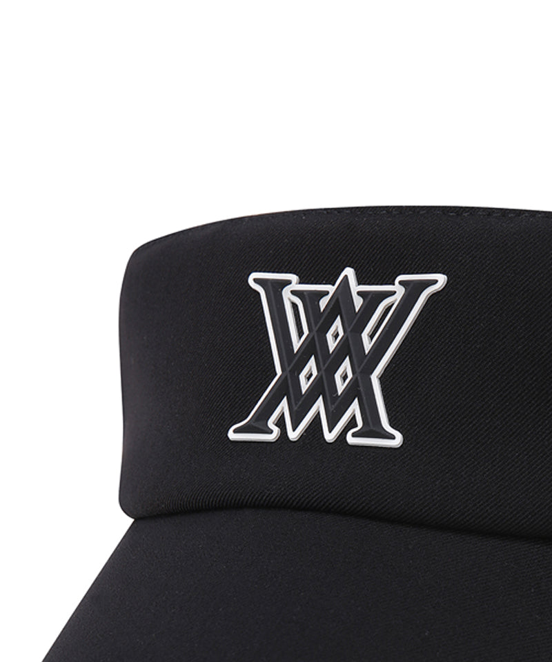 Men's Two Tone Logo Visor - Black