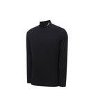 Men's Mock Neck Cooling Baselayer - Black