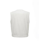 [Signature] Women's Pocket Pleats Point Vest - Ivory