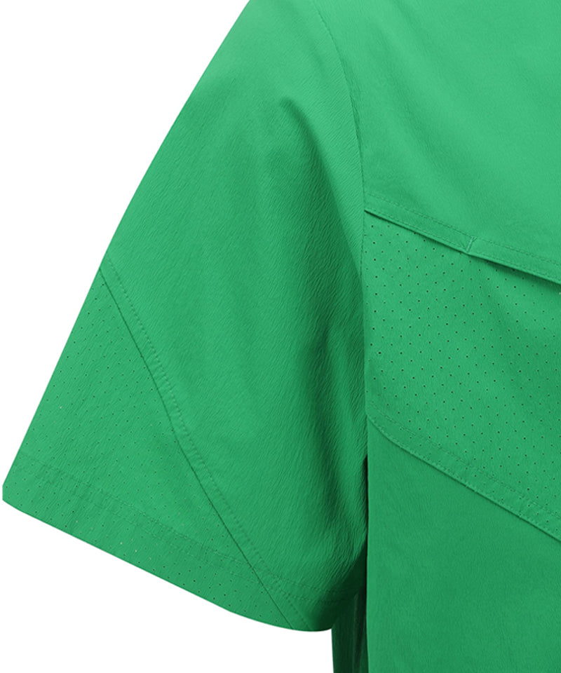 ANEW GOLF Men's SM Short Sleeve Anorak Jacket - Green – Anew Golf USA