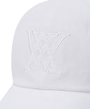 Unisex Applique Cap - White