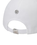 Women's Circle Point Ball Cap - White