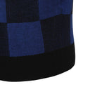 Men's Check Board Pullover - Royal Blue