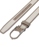 Women's Round Buckle Belt - Beige