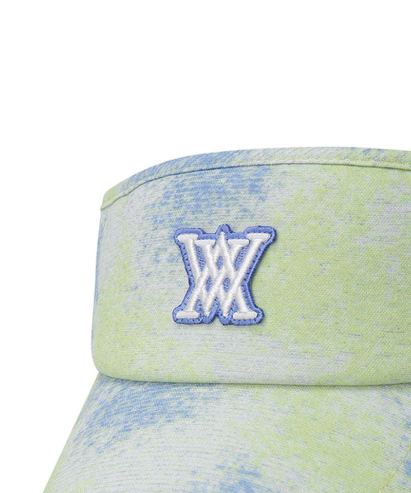 Unisex Color Pattern Visor - Lime