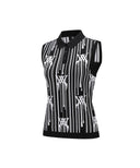 Women Rain Logo Sleeveless Sweater - Black