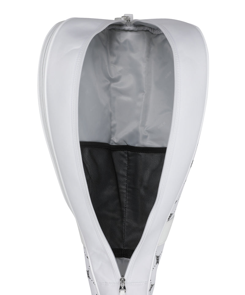 ANEW Golf Uni Monogram Pattern Half Bag - White