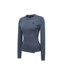 Women's Handle Chain Embroidery Pullover - Blue