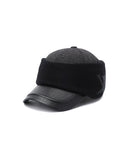 Uni Fabric Mix Earband Cap - Dark Grey