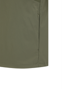 Men's Asymmetric Short Sleeve Anorak - Khaki