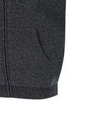 Men's Comfort Hoodie Knit Cardigan - Charcoal Grey