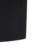 Men's Contrast Collar T-Shirt - Black