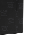 Men's Logo Pattern T-Shirt - Black