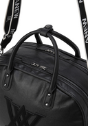 Uni Vintage Leather Boston Bag - Black