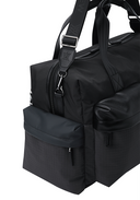 Uni Color Block Boston Bag - Black