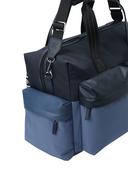 Uni Color Block Boston Bag - Navy