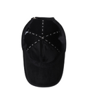 Uni Suede Logo Cap - Black