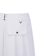 Women's Pleated Half Pants - Off White