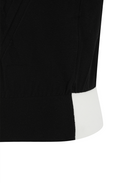 Women's Logo Pattern Turtleneck Sweater - Black
