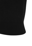 Women's Logo Round Neck Knit Vest - Black